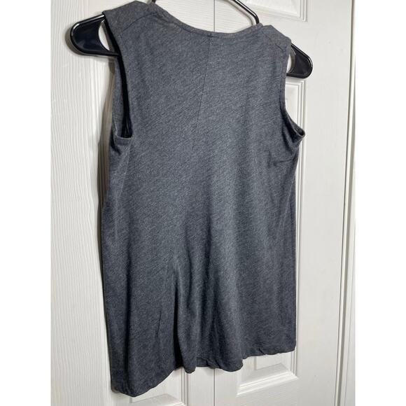 Norma Kamali I am Invincible Gray Tank Top Womens Size XS - Picture 8 of 9